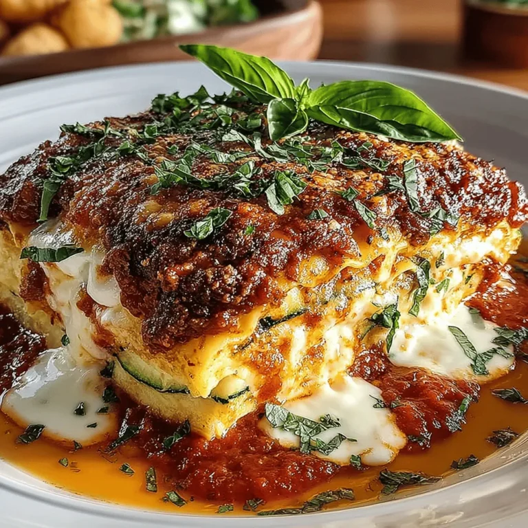 The ricotta mixture is a critical component of the Zucchini Delight Lasagna, contributing to its creamy texture and rich flavor. This mixture not only serves as a binder but also enhances the overall taste of the dish.