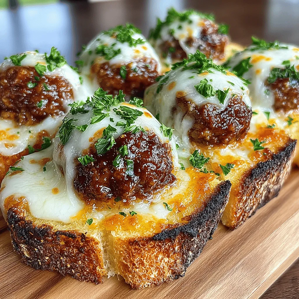 There's something inherently comforting about the smell of garlic bread wafting through the kitchen, especially when paired with the hearty goodness of meatballs. This delightful combination is not just about flavor; it evokes memories of family gatherings and cozy evenings spent around the dinner table. I can still recall the first time I prepared Cheesy Garlic Bread Meatball Bake for my family. On a chilly evening, I found myself yearning for a dish that would not only warm our bellies but also bring us together. The aroma of juicy meatballs simmering in rich marinara sauce, layered under a blanket of buttery garlic bread, quickly filled our home. That night, this dish transformed from a simple meal into a cherished family favorite.