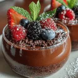 One of the best aspects of preparing your own Chocolate Avocado Mousse is the opportunity to infuse your unique flavor profile into the recipe. Whether you prefer a hint of spice or want to elevate the sweetness, here are some creative variations to consider.