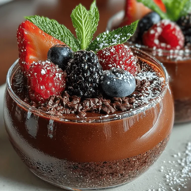 One of the best aspects of preparing your own Chocolate Avocado Mousse is the opportunity to infuse your unique flavor profile into the recipe. Whether you prefer a hint of spice or want to elevate the sweetness, here are some creative variations to consider.