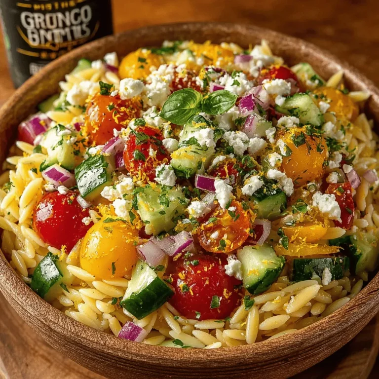 In recent years, fresh, light salads have gained significant traction in modern cuisine, particularly during the warmer months. As people seek healthier dining options, salads that incorporate vibrant flavors and nutrient-rich ingredients are becoming staples on menus and dining tables alike. One such dish that embodies the essence of summer is the Zesty Lemon Basil Orzo Delight. This delightful salad marries the comforting texture of orzo pasta with the refreshing notes of lemon and basil, creating a culinary experience that is both satisfying and invigorating.