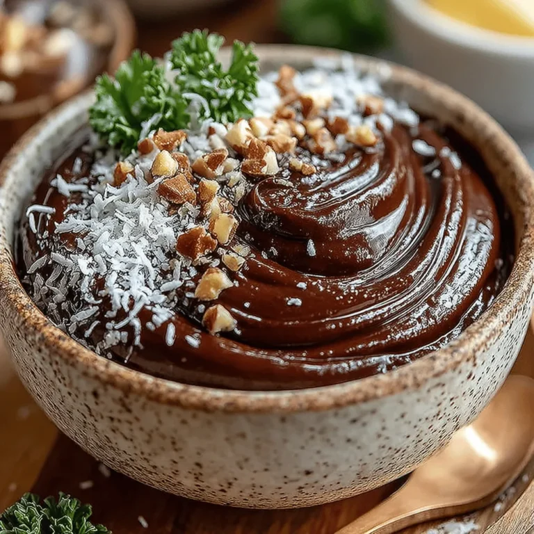 In recent years, ketogenic diets have surged in popularity, transforming how many individuals approach their eating habits. The keto lifestyle, characterized by high-fat and low-carbohydrate consumption, has led to an influx of innovative recipes that satisfy sweet cravings while adhering to dietary restrictions. Among these delightful creations, the Creamy Keto Chocolate Avocado Pudding stands out as a rich and indulgent dessert that not only pleases the palate but also nourishes the body.