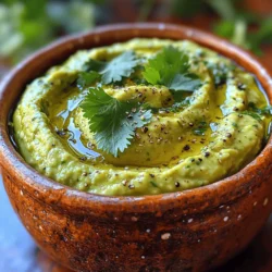 Before we embark on the journey of making this creamy goodness, let’s gather our stars of the show. The ingredients for Creamy Avocado Cilantro Bliss are simple yet powerful, each contributing to a harmonious mix of flavors and textures.
