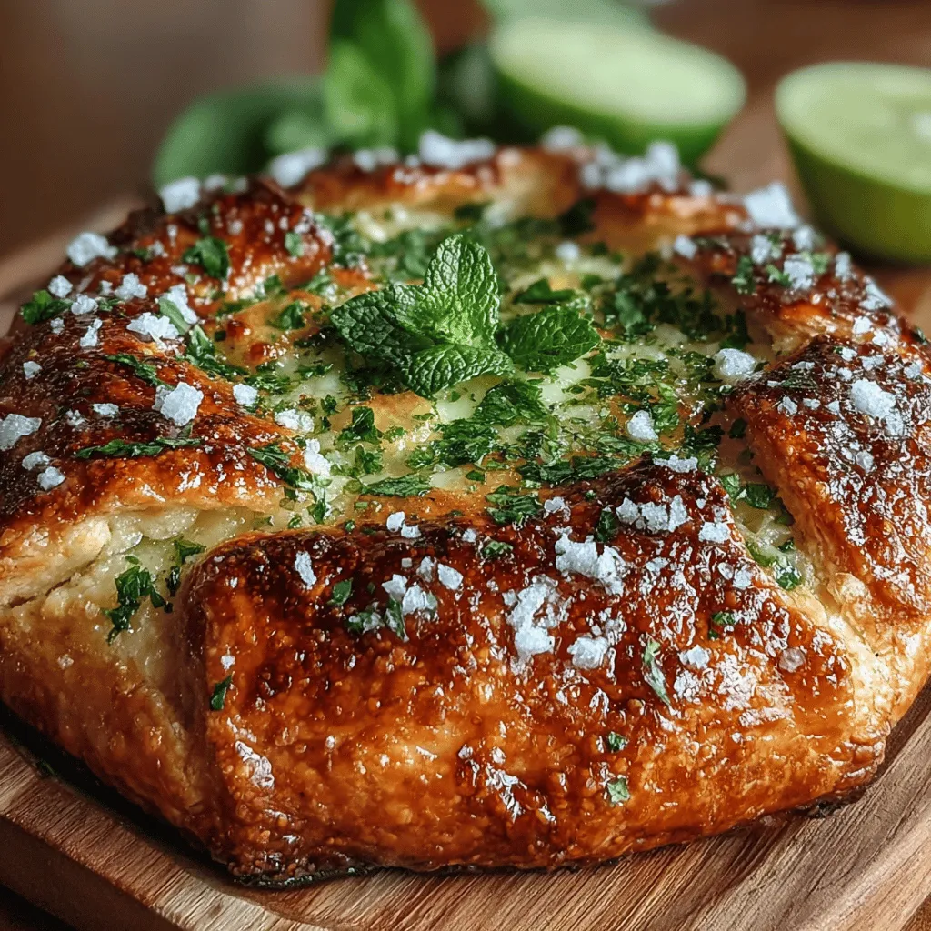 To create the delicious lime filling for your Zesty Lime Galette, start by gathering the essential ingredients. You will need: