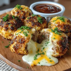 When it comes to comfort food, few dishes can rival the heartwarming combination of meatballs and cheese. The Crispy Air Fryer Mozzarella Stuffed Meatballs take this classic dish to an exciting new level, offering a delightful surprise with each bite. Imagine biting into a perfectly cooked meatball, only to discover a gooey, melted center of mozzarella cheese. This recipe not only satisfies cravings but also brings a touch of creativity to your family meals. Plus, with the magic of the air fryer, you can enjoy this indulgence without the guilt that often accompanies fried foods.