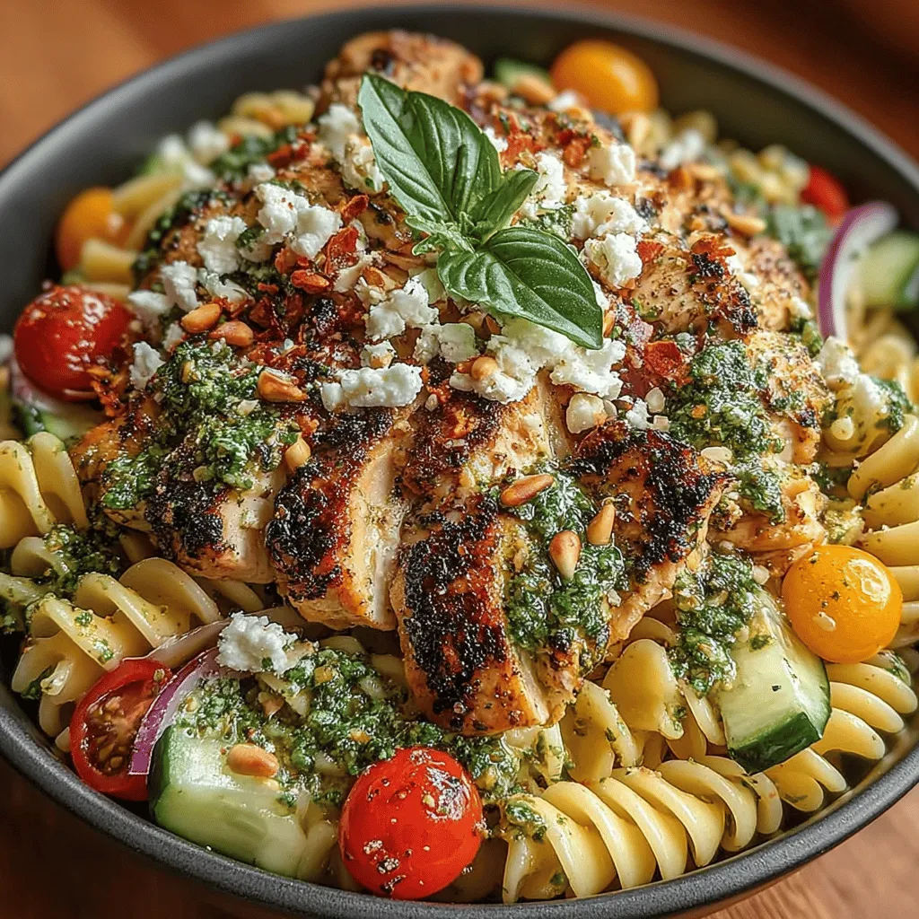 In the world of quick and nutritious meals, Chill Out Chicken Pesto Pasta Bowls stand out as a vibrant and satisfying option. Perfect for warm days or anytime you crave a light yet filling dish, this recipe combines tender chicken, al dente pasta, and a medley of fresh vegetables all tossed in aromatic basil pesto. The combination of flavors and textures not only pleases the palate but also provides a balanced meal rich in protein, healthy fats, and essential vitamins.