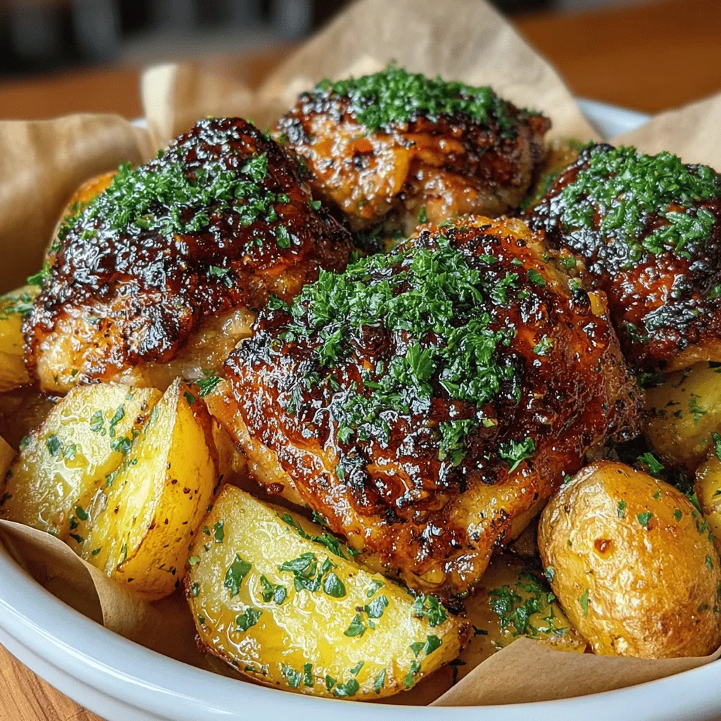 When it comes to crafting a delicious, comforting meal that satisfies the whole family, few dishes can rival the Sticky Maple Dijon Chicken & Potato Bake. This mouthwatering recipe marries the sweet, rich notes of pure maple syrup with the sharp tang of Dijon mustard, all enveloping succulent pieces of chicken and tender potatoes. The result is a dish that not only tantalizes the taste buds but also fills the home with an inviting aroma, making it a perfect choice for weeknight dinners or special gatherings.