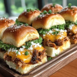 In the world of appetizers that capture the hearts and taste buds of guests, few dishes shine as brightly as Sweet & Sticky Honey Garlic Chicken & Cheddar Sliders. These delightful mini sandwiches combine tender, juicy chicken thighs with the rich, gooey goodness of cheddar cheese, all enhanced by the aromatic flavors of honey, garlic, and ginger. Topped off with fresh green onions and crisp lettuce, these sliders are not only visually appealing but also packed with flavor and texture that make them a favorite at gatherings—whether it's a lively game day, a festive party, or a cozy family dinner.