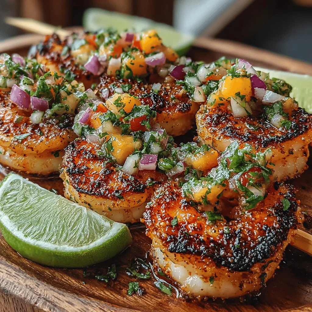 Grilled shrimp skewers are a culinary treasure that marries savory flavors with the bright sweetness of seasonal produce. This dish stands out for not only its appealing presentation but also for its health benefits and versatility. The recipe features succulent shrimp marinated in a zesty, aromatic blend of spices, grilled to perfection, and complemented by a vibrant peach salsa that captures the essence of summer. It’s a perfect dish for gatherings, barbecues, or simply as a delightful weeknight meal. In this article, we will delve into the preparation of these mouthwatering grilled shrimp skewers with sweet peach salsa, beginning with an exploration of the dish's components and a closer look at the ingredients.