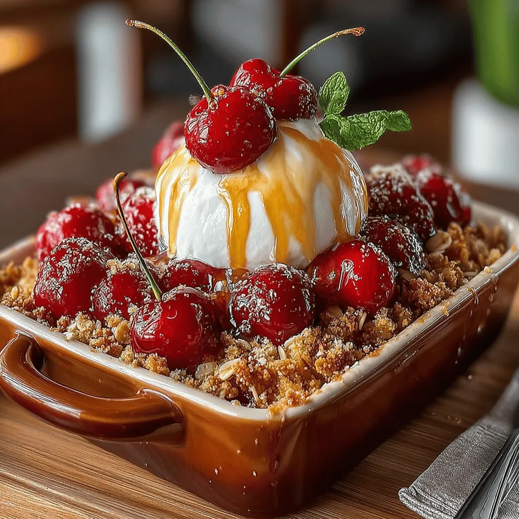 If you're looking for a dessert that tantalizes the taste buds with an unexpected twist, the Spicy Cherry Crunch Delight is the perfect recipe for you. This unique dish marries the sweetness of fresh cherries with a kick of cayenne pepper, creating a flavor profile that is both exciting and satisfying. Whether you're serving it as a sumptuous dessert after dinner or enjoying it as a mid-afternoon snack, this recipe promises to impress your family and friends.