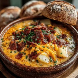 The preparation of the cozy slow cooker ham potato chowder is designed to be straightforward, allowing you to assemble it with minimal effort. Here’s how to bring all these wonderful ingredients together: