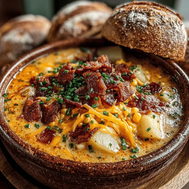 The preparation of the cozy slow cooker ham potato chowder is designed to be straightforward, allowing you to assemble it with minimal effort. Here’s how to bring all these wonderful ingredients together: