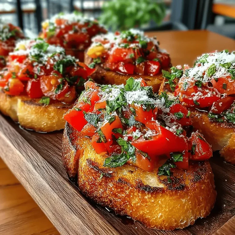 Bruschetta, pronounced "broo-skeh-tah," originates from Central Italy and dates back to the 15th century. Traditionally, it consists of grilled bread rubbed with garlic and topped with various ingredients, most famously a mixture of diced tomatoes, basil, and olive oil. The word "bruschetta" itself comes from the Italian verb "bruscare," which means to roast over an open flame, a method that enhances the natural flavors of the ingredients.