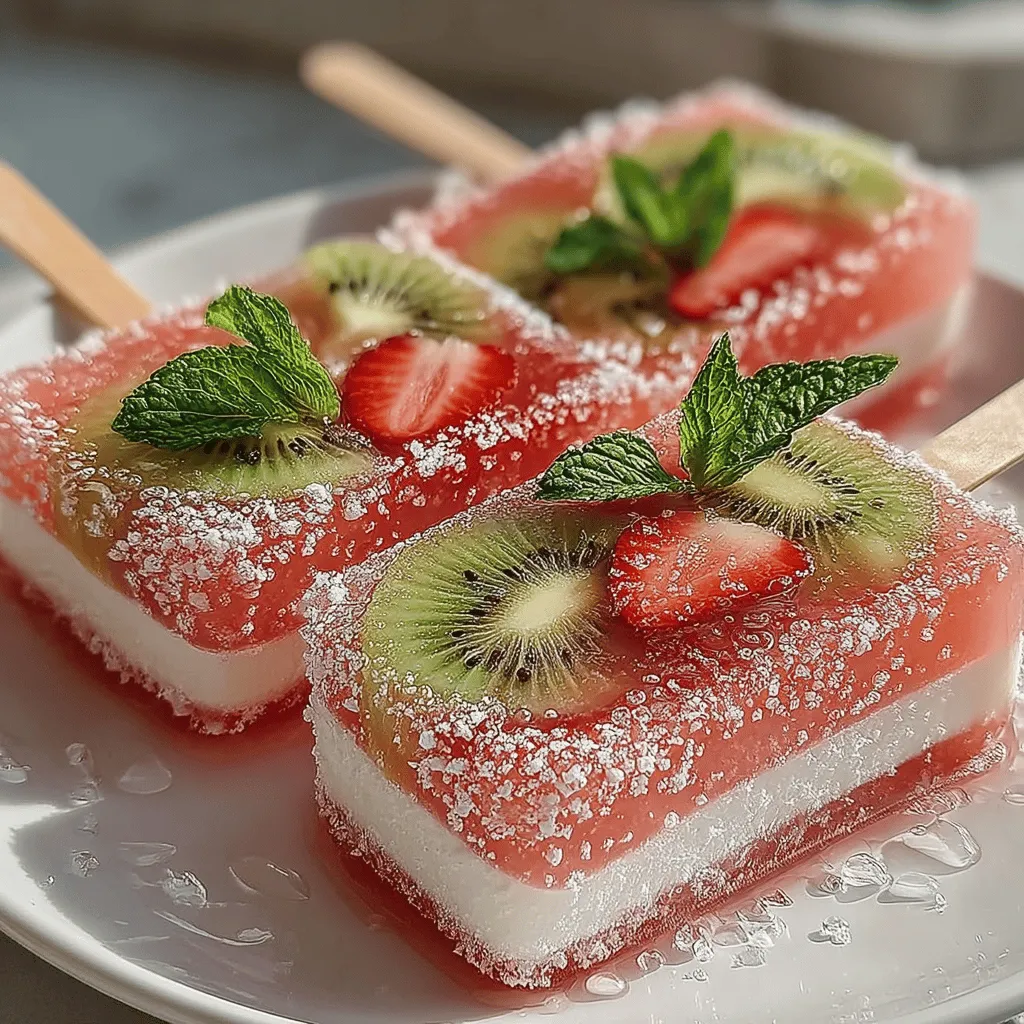 As the warm weather sets in, finding ways to stay cool while enjoying tasty treats becomes a priority for many. One of the best ways to embrace the summer heat is by indulging in homemade popsicles. Strawberry Kiwi Bliss Pops are an ideal choice, combining the sweetness of ripe strawberries with the refreshing tang of kiwis, all blended with the hydrating goodness of coconut water. Not only are these popsicles a feast for the eyes with their vibrant colors, but they also deliver a delightful burst of flavor that can brighten up any hot day.