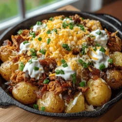 To achieve the perfect Sizzling Loaded Chicken and Bacon Potato Skillet, the first step is to sauté the chicken. Start by seasoning your diced chicken breast with salt, pepper, and any additional spices you prefer, such as paprika, garlic powder, or Italian herbs. Proper seasoning not only enhances the chicken's flavor but also ensures that every bite is delectable.