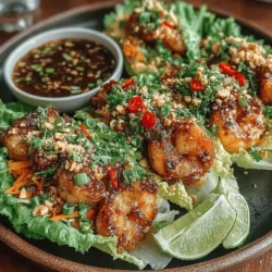 When it comes to crafting a meal that is both satisfying and health-conscious, Zesty Shrimp Lettuce Wraps with Lime Glaze stand out as a go-to recipe. This dish combines succulent shrimp with a vibrant array of fresh vegetables, all enveloped in crisp lettuce leaves. Not only is it visually appealing, but it also offers a delightful explosion of flavors that will leave your taste buds craving more. As the popularity of healthy eating continues to rise, more individuals are seeking out low-carb options that don’t compromise on taste. These lettuce wraps fit the bill perfectly, making them an ideal choice for lunch, dinner, or even a snack.