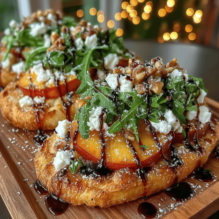 When it comes to summer flavors, few dishes encapsulate the essence of the season quite like a Sweet and Savory Peach & Goat Cheese Flatbread. This delightful recipe marries the natural sweetness of ripe peaches with the creamy tang of goat cheese, creating a harmonious balance that is both refreshing and indulgent. As peaches reach their peak season, this flatbread showcases their vibrant flavor, making it an ideal choice for gatherings, light meals, or as a unique appetizer that is sure to impress.