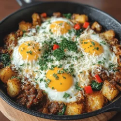 Before diving into the cooking process, let’s chat about the ingredients that make this breakfast skillet so special. Each component plays a crucial role in creating a satisfying dish that’s bursting with flavor.