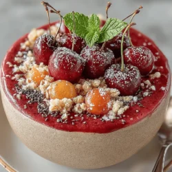 In recent years, smoothie bowls have surged in popularity as a go-to option for those seeking a healthy breakfast or snack. These vibrant bowls of blended goodness are not just visually appealing; they also offer a delightful way to incorporate a variety of fruits, seeds, and other nutritious ingredients into your diet. Among the many delicious recipes available, the Cherry Bliss Smoothie Bowl stands out for its enchanting color, delicious flavor, and an array of health benefits that come with each spoonful.