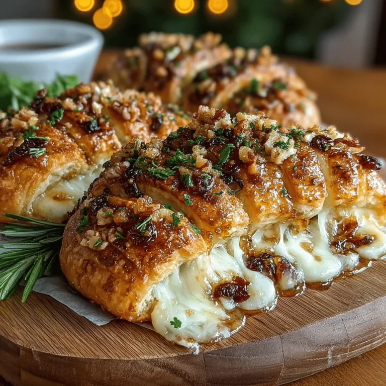 When it comes to hosting gatherings and celebrations, having a selection of delightful appetizers can make all the difference. One standout recipe that never fails to impress is Baked Brie & Cranberry Crescent Twists. This dish brings together the richness of creamy Brie cheese, the tartness of cranberry sauce, and the buttery, flaky texture of crescent rolls, creating an irresistible combination that is sure to please any crowd. Perfect for holiday parties, family gatherings, or casual get-togethers, these twists are not only visually appealing but also incredibly easy to prepare.
