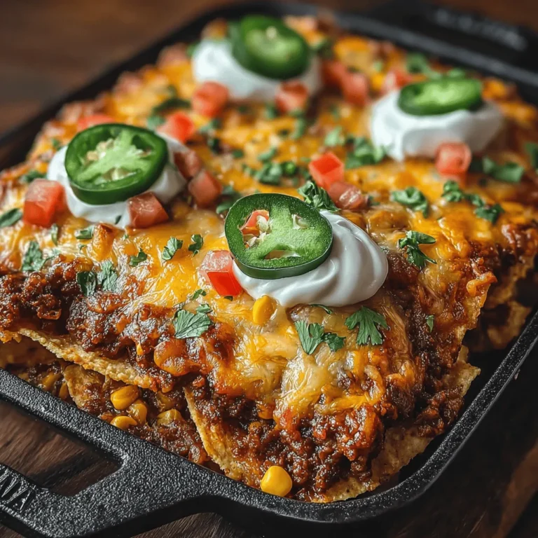 When it comes to comfort food, few dishes can rival the irresistible allure of Cheesy Chili Nacho Bake. This dish is a delightful fusion of hearty chili, gooey cheese, and crunchy tortilla chips, making it a beloved choice for both casual weeknight dinners and festive gatherings. Its warm, savory layers create a satisfying experience that appeals to all ages, ensuring that everyone leaves the table with a smile.