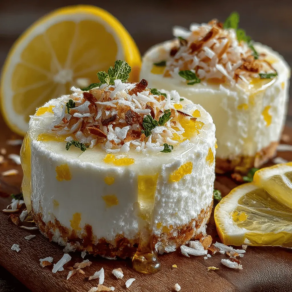 As the temperatures rise and the sun shines brighter, there's nothing quite like a refreshing dessert to cool you down. Enter the Refreshing Lemon Coconut Frozen Yogurt Coins, a delightful treat that embodies the essence of summer. With a tangy burst of lemon, the creaminess of coconut, and the nutritious goodness of Greek yogurt, these frozen yogurt coins are not only delicious but also a healthier alternative to traditional ice cream. Whether you're lounging by the pool, hosting a summer gathering, or simply craving a sweet snack, this recipe is bound to become a staple in your kitchen.