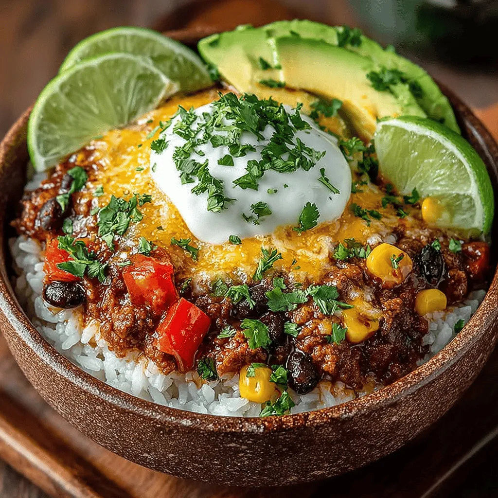 Chili Rice Bowl Bonanza is a vibrant and hearty dish that perfectly blends the warmth of spices, the freshness of vegetables, and the comforting qualities of rice. This dish embodies a rich tapestry of flavors and textures, making it an ideal choice for any meal of the day. Whether you’re looking for a quick weeknight dinner or a satisfying dish to impress your guests, this chili rice bowl is both easy to prepare and highly customizable to suit various dietary preferences.