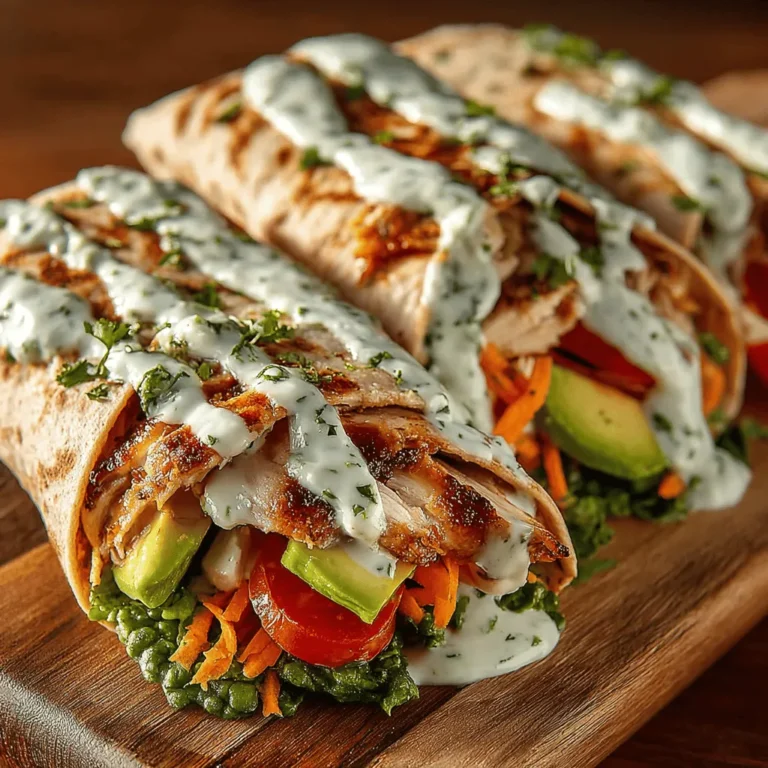 In the world of quick and healthy meals, few dishes can match the appeal of Savory Turkey Wraps with Zesty Creamy Hatch Dip. This vibrant recipe combines the robust flavors of smoked turkey, fresh vegetables, and a creamy, zesty dip that elevates every bite. Perfect for lunch, a light dinner, or even as a satisfying snack, these wraps offer a delightful mix of taste and nutrition. With the growing trend towards healthier eating, this dish stands out as a delicious option that both pleases the palate and supports a balanced diet.