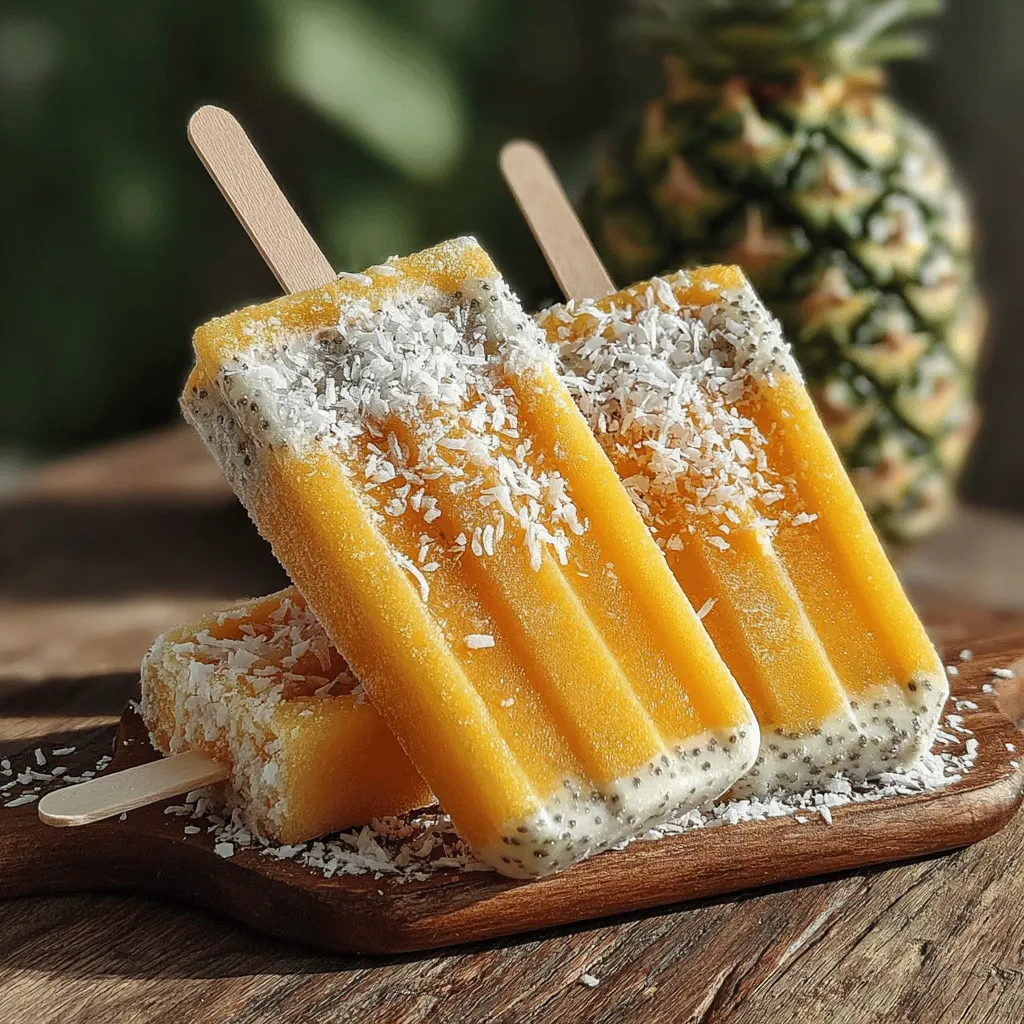 As summer approaches, the allure of refreshing treats becomes irresistible. One such treat that has captured the hearts of health enthusiasts and dessert lovers alike is the smoothie pop. These frozen delights combine the creamy goodness of smoothies with the fun of popsicles, making them a perfect choice for hot days or as a nutritious snack for children. Among the myriad of flavors, the Tropical Bliss Frozen Pineapple Chia Smoothie Pops stand out with their vibrant tropical flavors and nutritional benefits. This recipe not only tantalizes your taste buds but also supports your health with every bite.