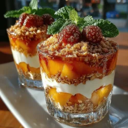 Frozen yogurt desserts have garnered immense popularity over the years, captivating taste buds with their creamy, refreshing qualities while providing a guilt-free alternative to traditional ice cream. Among the myriad of delicious frozen yogurt recipes, the Peachy Delight Frozen Yogurt Crumble Cups stand out as a delightful and healthy treat. Combining the luscious sweetness of ripe peaches with the tangy richness of yogurt, these cups offer an irresistible flavor profile that is perfect for summer or any time you need a refreshing snack.