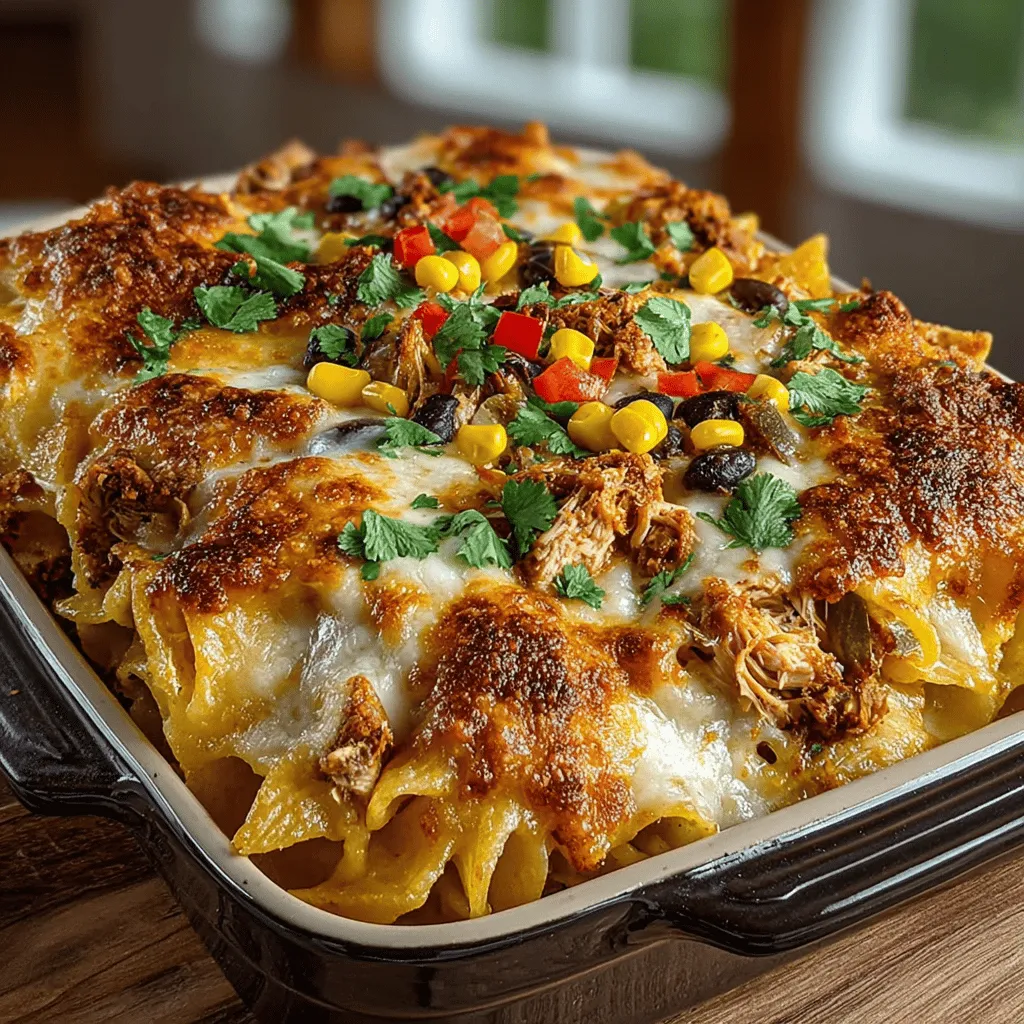 When it comes to comfort food, few dishes can rival the warmth and satisfaction of a well-prepared pasta bake. The Spicy Hatch Chili Pasta Nacho Bake, a delightful fusion of classic pasta and the bold, zesty flavors of nachos, takes this concept to a whole new level. This dish seamlessly blends the comforting, hearty essence of pasta with the vibrant, spicy notes characteristic of Southwestern cuisine. With each bite, you'll experience a medley of flavors and textures that make it an instant favorite for family dinners, lively gatherings, or a satisfying weeknight meal.