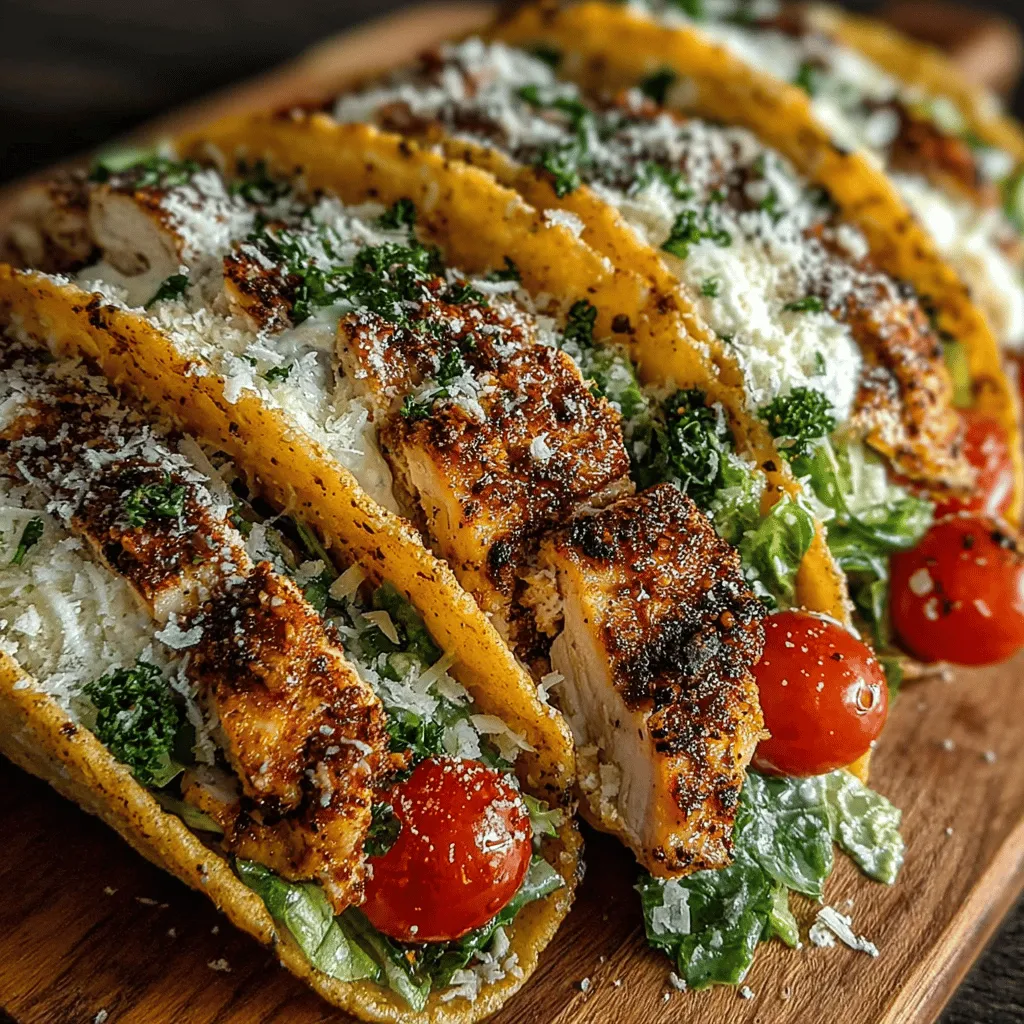 In the culinary world, innovation often arises from the delightful fusion of classic dishes. Imagine taking the beloved flavors of a traditional Caesar salad and transforming them into a fun and portable taco format. This is precisely what Mini Chicken Caesar Salad Tacos offer—a delightful blend of crispy romaine, savory chicken, and creamy dressing all nestled within a mini tortilla. This unique dish caters to both taco enthusiasts and Caesar salad lovers alike, making it an ideal choice for appetizers, light meals, or even casual gatherings.