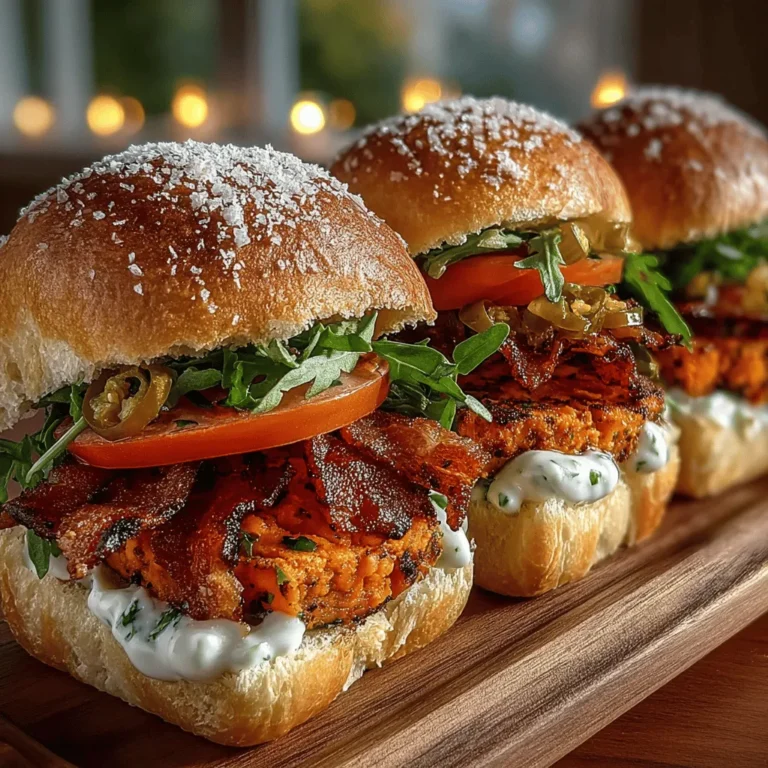 Sliders have become a beloved staple at gatherings, parties, and casual weeknight meals. Their versatility and bite-sized nature make them not only a crowd-pleaser but also a perfect canvas for creative culinary expression. From classic cheeseburgers to vegetarian options, sliders can cater to a wide array of tastes and dietary preferences. In this article, we introduce you to an exciting variation: the Mini Sweet Potato BLT Sliders. This dish offers a unique twist on the traditional BLT, swapping out bread for sweet potato bases, and promises a delightful combination of flavors and textures.