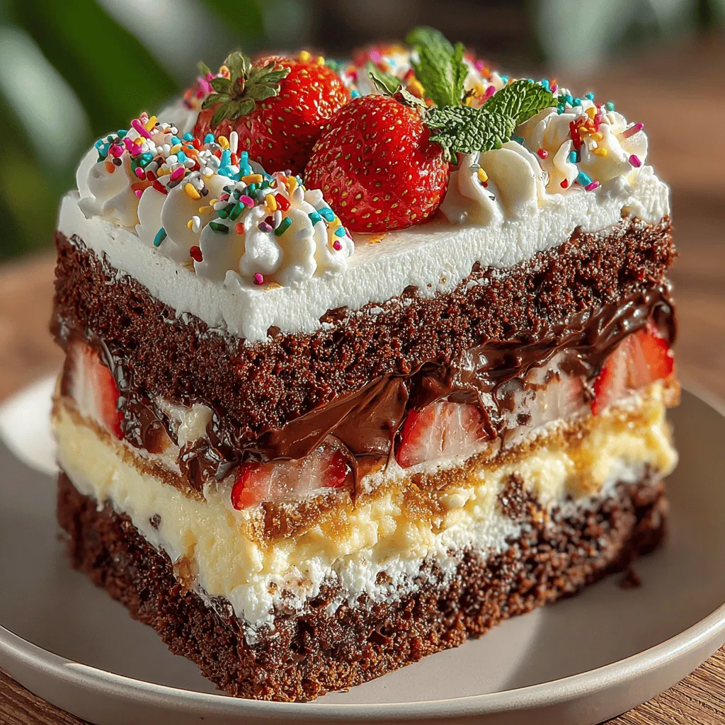 The Neapolitan Dream Cake is a stunning and delicious dessert that brings together the beloved flavors of chocolate, vanilla, and strawberry into a visually striking layered cake. Perfect for birthdays, anniversaries, or family gatherings, this cake isn’t just a feast for the eyes; it also offers a delightful combination of tastes that appeals to all ages. With its vibrant colors and rich flavors, the Neapolitan Dream Cake is sure to be the centerpiece of any celebration.