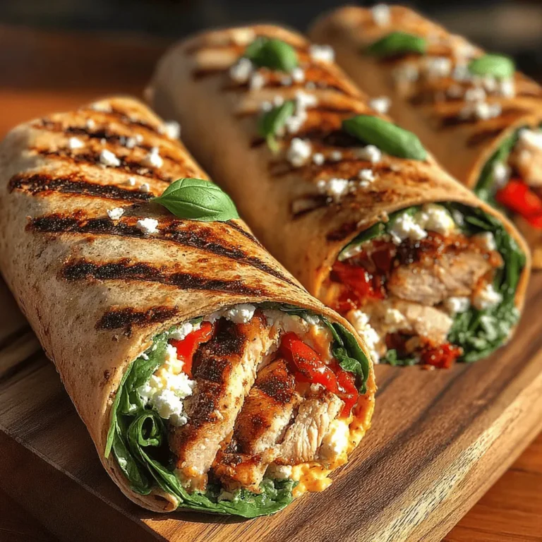 In today’s fast-paced world, wraps have become a staple meal option for many due to their convenience and adaptability. Whether you’re on the go, prepping for lunch at the office, or looking for a quick dinner solution, wraps offer a delicious way to pack a variety of flavors and nutrients into a single meal. One standout recipe that has captured the hearts of health-conscious foodies is the Roasted Red Pepper Chicken Wraps. This dish not only satisfies your taste buds but also nourishes your body with wholesome ingredients.