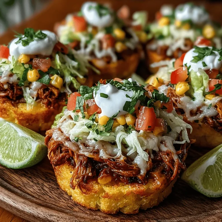In the world of appetizers, mini grilled corn chicken taco cups stand out as a delightful and flavorful option that brings joy to any gathering. These bite-sized morsels are a harmonious blend of textures and tastes, combining the smokiness of grilled chicken with the natural sweetness of corn, all nestled within crispy tortilla cups. Whether you're hosting a party, preparing a family dinner, or simply looking for a fun snack, these taco cups make for the perfect finger food. Their appeal lies not only in their vibrant flavors but also in their versatility; they can be customized to suit individual tastes, making them a fantastic choice for any occasion.