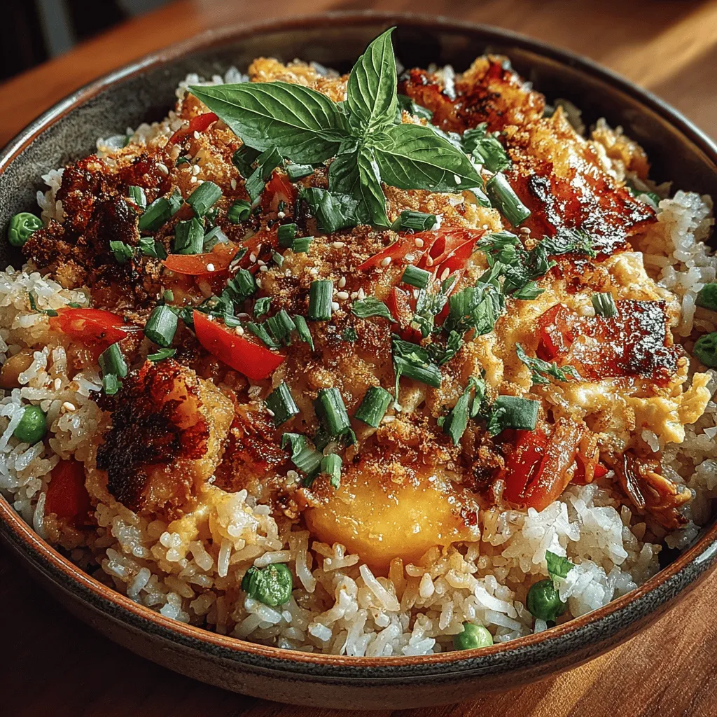 Sweet & Savory Peach Fried Rice is a delightful fusion dish that perfectly encapsulates the essence of summer. Imagine a bowl of fluffy jasmine rice, infused with the sweetness of ripe peaches, complemented by savory elements that create a symphony of flavors in every bite. This dish not only highlights the vibrant taste of seasonal produce but also serves as a delicious way to repurpose leftover rice, making it both practical and appealing.