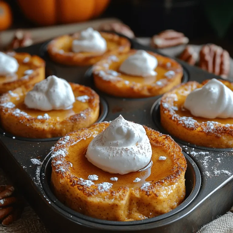 As the crisp air of autumn settles in, the desire for comforting, seasonal flavors becomes irresistible. Among the many delightful dishes that embody the essence of fall, Pumpkin Maple French Toast Cups stand out as a warm and inviting breakfast option. This unique twist on traditional French toast combines the rich, earthy notes of pumpkin with the natural sweetness of pure maple syrup, creating a dish that is both decadent and heartwarming.