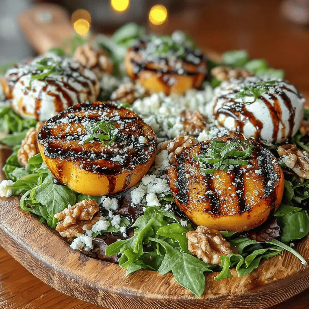 Grilled peaches are a true summer treasure, offering a flavor transformation that elevates this fruit to new heights. When peaches are grilled, their natural sugars caramelize, enhancing their sweetness and creating a delightful smoky flavor that perfectly complements their juicy flesh. The grilling process not only adds depth to the taste but also offers a unique texture that can’t be replicated through other cooking methods. The slight char from the grill imparts a subtle complexity, making each bite an irresistible experience.