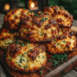 Savory biscuits hold a special charm in the world of baking. They serve as a delightful alternative to their sweet counterparts, often bringing unique flavors and textures to the table. Among the myriad of savory biscuit recipes, the Savory Zucchini Cheddar Crunch Biscuits stand out for their ability to seamlessly blend rich, cheesy goodness with the fresh, subtle flavor of zucchini. This recipe not only satisfies your cravings but also encourages you to incorporate more vegetables into your diet, making it a win-win for both your taste buds and your health.