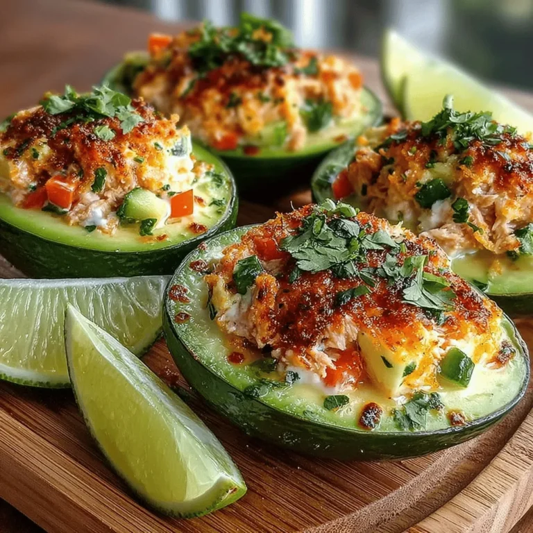 In recent years, avocado-based dishes have taken the culinary world by storm. From avocado toast to smoothies, these vibrant green fruits have become synonymous with health-conscious eating. Their creamy texture and rich flavor make them a versatile ingredient that pairs well with various foods. One such delightful creation is the Zesty Tuna Stuffed Avocados. This dish not only brings together the rich flavors of fresh ingredients but also offers a healthy option perfect for lunch, dinner, or even as a party appetizer.