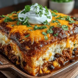Sweet Potato Chicken Enchilada Bake