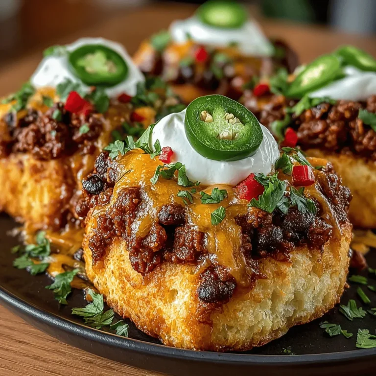 When it comes to comfort food, few dishes can rival the warm, cheesy goodness of Cheesy Chili Slider Biscuits. This delectable recipe combines the rich, buttery texture of homemade biscuits with a hearty, flavorful chili filling, making it a perfect choice for everything from casual gatherings and game-day celebrations to quick weeknight dinners. The allure of these sliders lies in their versatility; they can be served as an appetizer, a main course, or even a snack, appealing to both adults and kids alike.