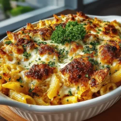 As the days grow shorter and the air turns crisp, the call for comfort food becomes more pronounced. There’s something inherently satisfying about curling up with a warm, hearty meal as the leaves change color and the scent of autumn fills the air. One dish that perfectly encapsulates the essence of fall is the Creamy Pumpkin Chicken Pasta Bake. This comforting casserole not only warms the body but also delights the palate with its rich flavors and creamy texture, making it an ideal choice for family dinners, potlucks, and gatherings alike.