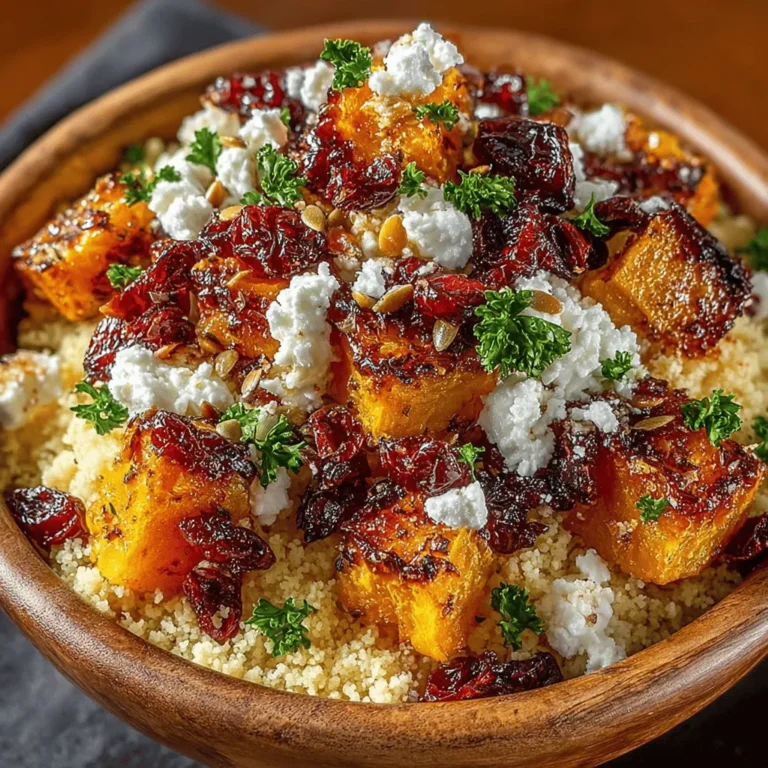As the leaves begin to change and the air turns crisp, the kitchen calls for warm, comforting dishes that celebrate the bounty of the autumn harvest. The Autumn Zest Pumpkin & Feta Couscous Salad is a delightful recipe that captures the essence of fall with its vibrant colors and rich, earthy flavors. Inspired by the seasonal produce available during this time of year, this salad not only tantalizes the taste buds but also offers a nourishing blend of ingredients that promote health and wellness.