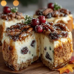 As the holiday season approaches, the desire to create memorable and indulgent desserts becomes a priority in many kitchens. One dessert that beautifully encapsulates the spirit of the season is the Cranberry Pecan Pie Cheesecake. This delightful recipe merges the creamy, rich texture of classic cheesecake with the festive flavors of cranberries and pecans, making it a show-stopping centerpiece at any holiday gathering.