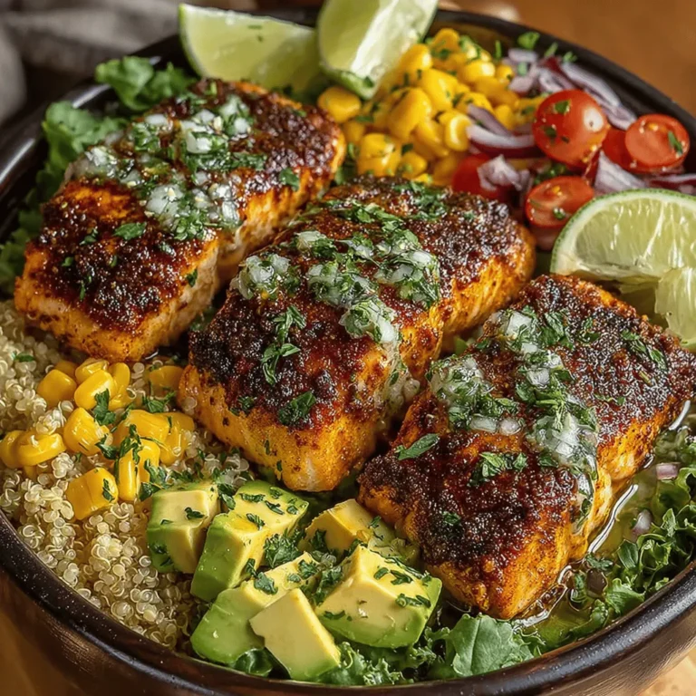 The dressing for your Spicy Cajun Blackened Salmon Bowls plays a crucial role in balancing the bold flavors of the dish. It’s a harmonious blend of acidity, sweetness, and richness that enhances the overall taste experience.