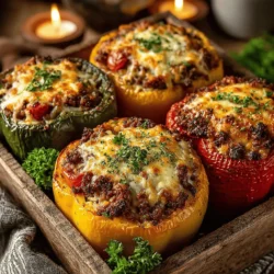 Stuffed bell peppers are more than just a dish; they embody the essence of comfort food with their vibrant colors and hearty ingredients. This beloved meal, often associated with family gatherings and cozy nights in, combines the satisfying flavors of seasoned meat, fluffy rice, and fresh vegetables all encased in a sweet, tender bell pepper. For families and individuals alike, this dish offers a comforting embrace, making each bite feel like home.
