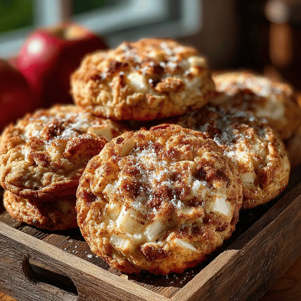 At the heart of this recipe lies the timeless combination of apple and cinnamon, a duo that has graced countless desserts and baked goods. The sweetness of apples paired with the warm, aromatic spice of cinnamon creates a comforting flavor that evokes memories of fall and festive gatherings. The addition of cream cheese elevates these cookies, providing a rich, cheesecake-like texture that contrasts beautifully with the chewy apple pieces.