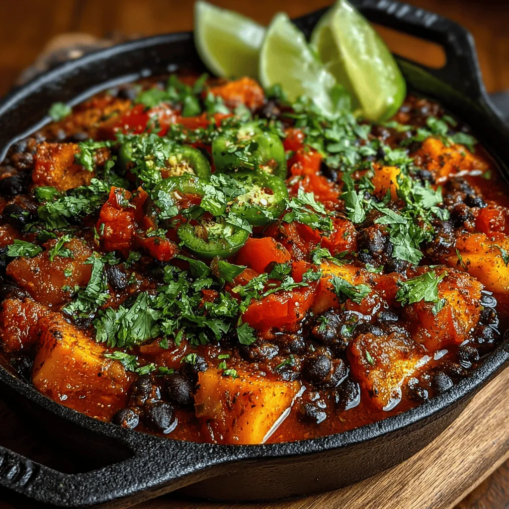 One of the key elements in achieving a delicious Sweet & Spicy Sweet Potato Black Bean Chili is the art of gentle stirring. This method not only helps to prevent the ingredients from sticking to the bottom of the pot but also encourages the flavors to meld beautifully. As you stir, you allow the spices to infuse the vegetables, enhancing their natural sweetness and balancing the chili's heat. This gentle motion ensures that the sweet potatoes soften evenly and the black beans retain their texture, contributing to the overall harmony of the dish.